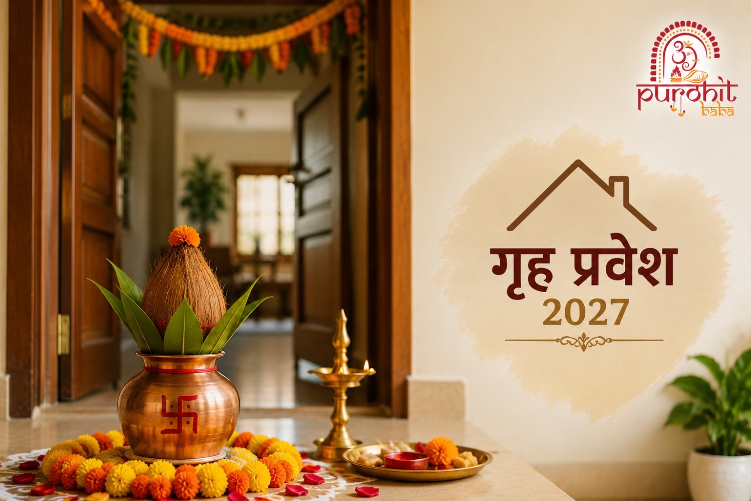 Griha Pravesh Muhurat 2027: जानिए पूरे साल की शुभ तिथियाँ, मुहूर्त और वास्तु पूजा विधि