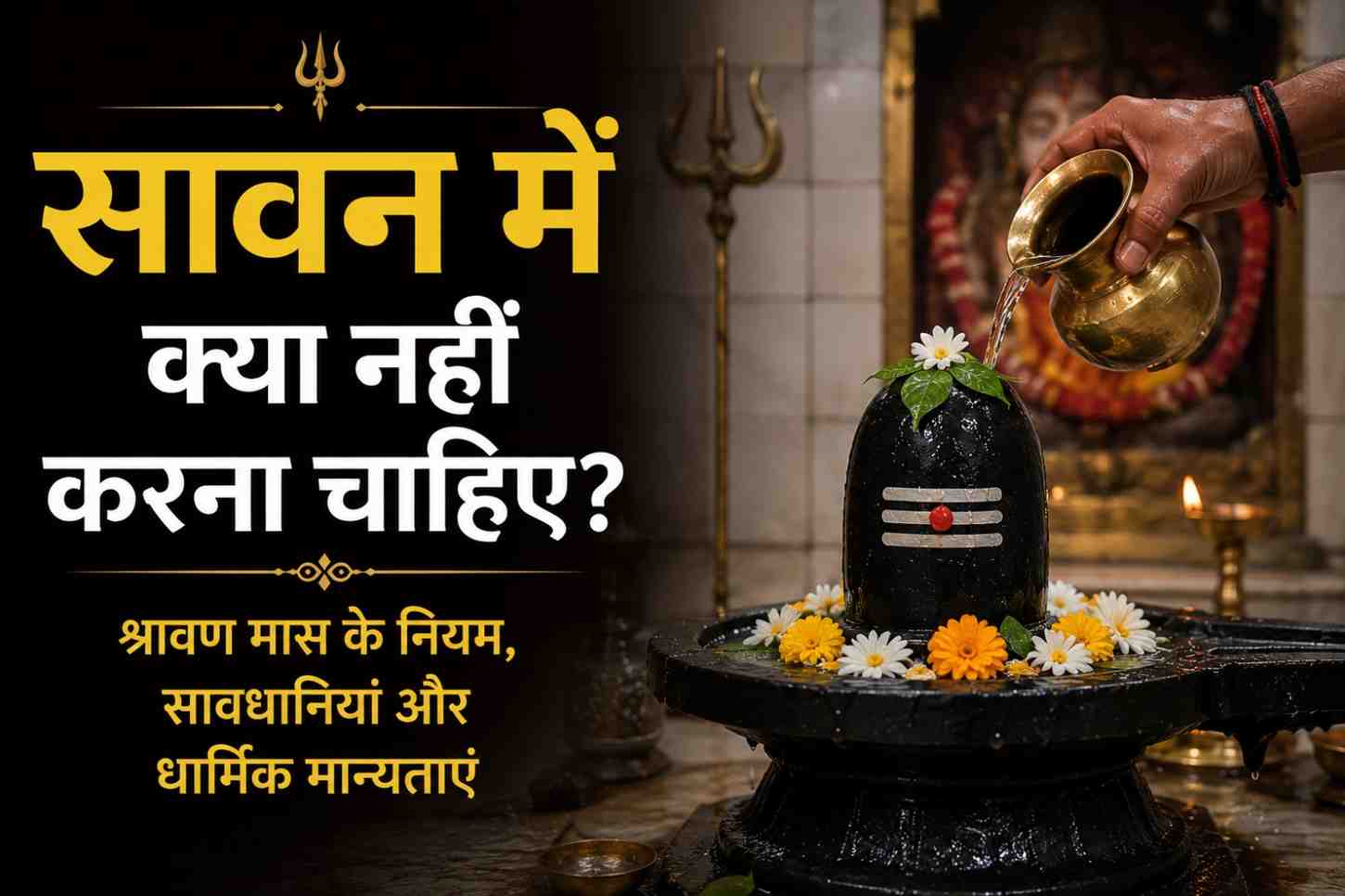 सावन में क्या नहीं करना चाहिए ?  जानें श्रावण मास के 15 महत्वपूर्ण नियम
